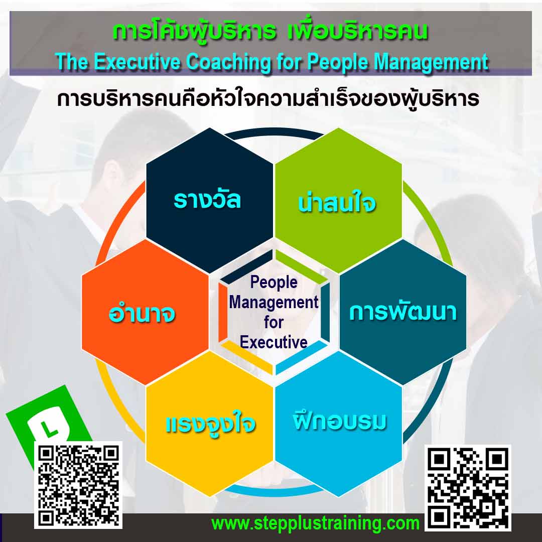 โปรแกรม โค้ชผู้บริหาร เพื่อบริหารคนในองค์กร<br />
The Executive Coach for People Management