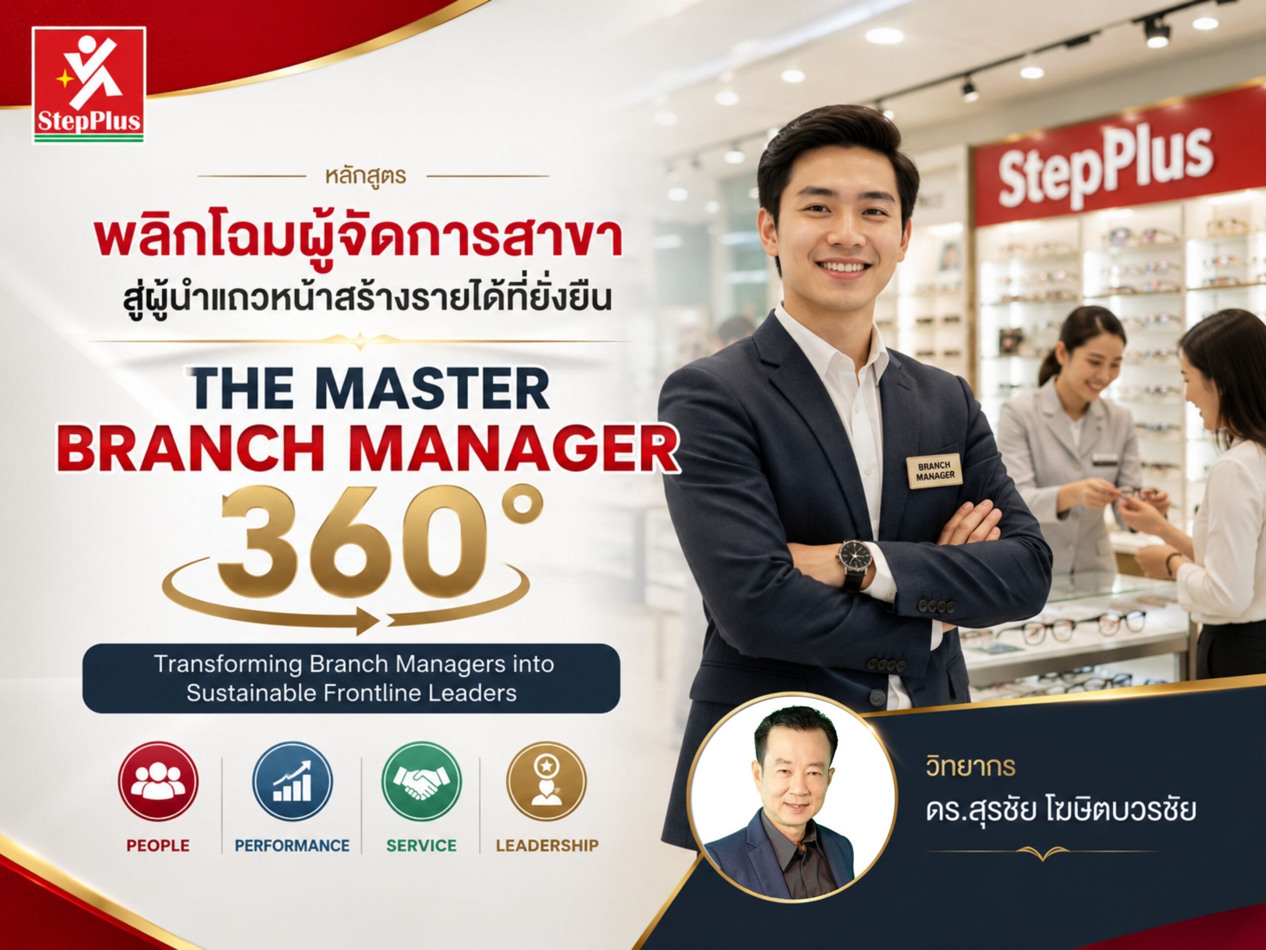 หลักสูตร ฝึกอบรม The Master Branch Manager 360°