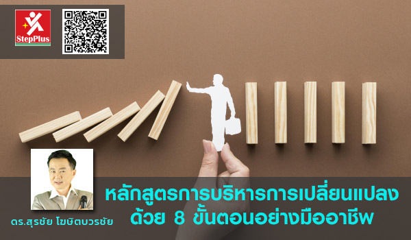 หลักสูตรฝึกอบรม-การบริหารการเปลี่ยนแปลง-ด้วย-8-ขั้นตอนอย่างมืออาชีพ Change Management โดย ดร.สุรชัย โฆษิตบวรชัย