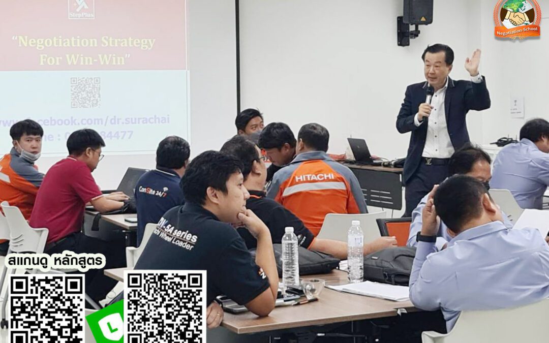 กิจกรรม หลักสูตรฝึกอบรม The Smart Negotiation Techniques for Win-Win 31 ส.ค. 66