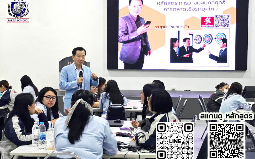 กิจกรรม ฝึกอบรม หลักสูตร การวางแผนกลยุทธ์การตลาดเชิงรุกยุคใหม่ 30 ก.ค. 68