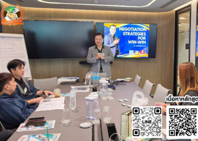 กิจกรรม ฝึกอบรม คอร์สหลักสูตร Negotiation Strategies For Win Win 20 มี.ค. 69